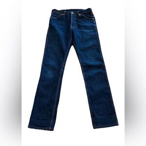 TOPO DESIGN Men’s Dark Wash Button Fly Slim Leg Denim Jeans Size 28 29x31